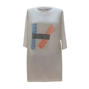 تی شرت لانگ آستین کوتاه زنانه رخک مدل روزنامه