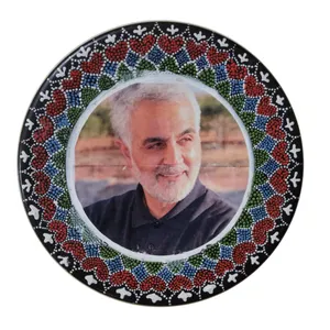 بشقاب دیوار کوب سفالی کد 9