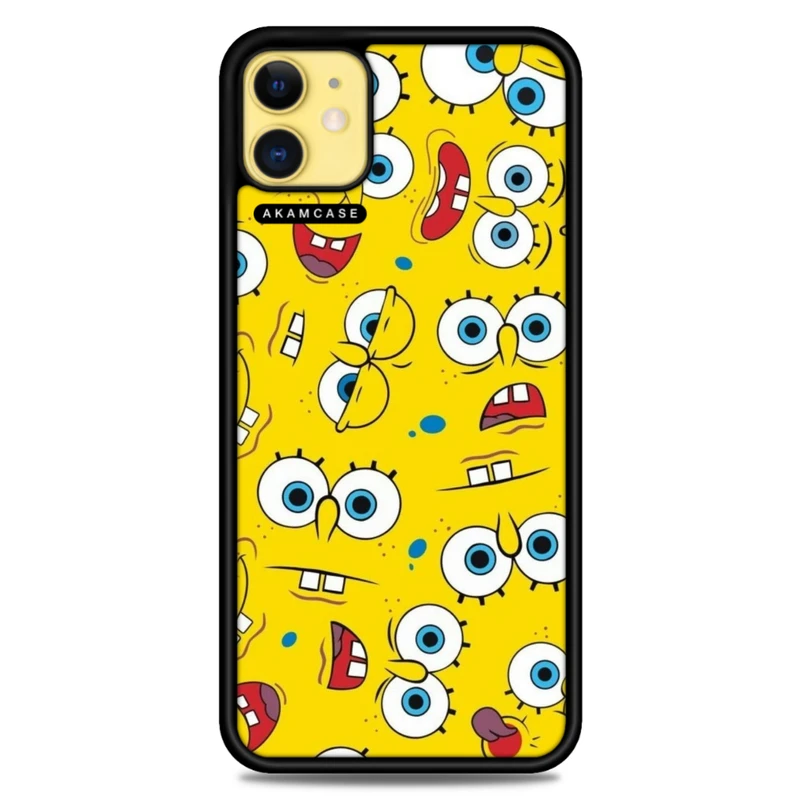 کاور آکام مدل AMC-WA11-SPONGE BOB5 مناسب برای گوشی موبایل اپل iPhone 11