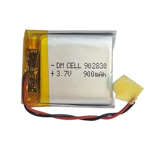 باتری لیتیومی دی ام سل مدل DM-902830 ظرفیت 900 میلی آمپر ساعت