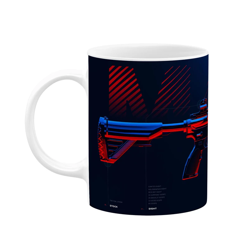 ماگ کاکتی طرح تفنگ m4a1  کد mgp10416