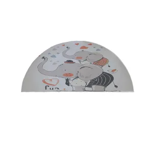  پادری مدل نیم دایره طرح کودک فیل کد 9029 سایز 90×45 سانتی متر