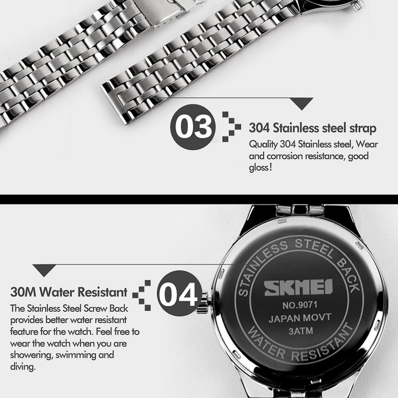 ساعت مچی عقربه ای زنانه اسکمی مدل 9071