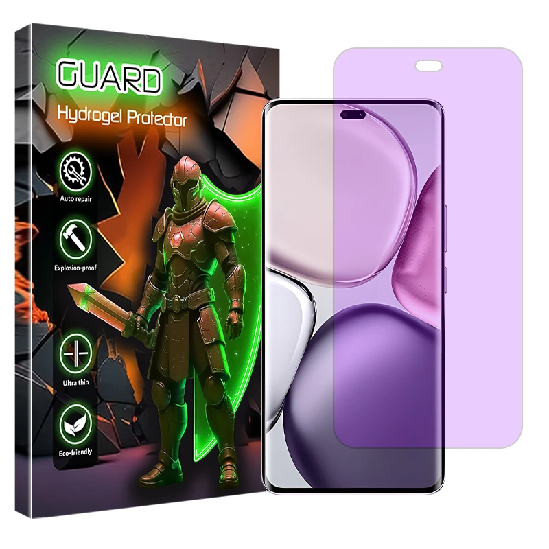 محافظ صفحه نمایش آنتی پرپل گارد مدل هیدروژلی مناسب برای گوشی موبایل آنر X9c