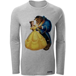 تی شرت آستین بلند مردانه 27 مدل Beauty and the Beast کد MH1413