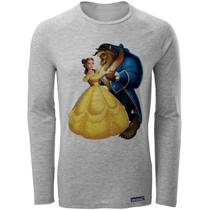 تی شرت آستین بلند مردانه 27 مدل Beauty and the Beast کد MH1413