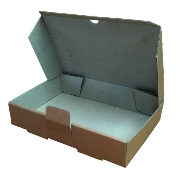 جعبه بسته بندی مدل غذای بیرون بر دو پرسی قهوه ای کد G3 بسته 50 عددی