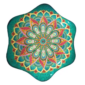 دیس شیشه ای مدل گلبرگ کد 02