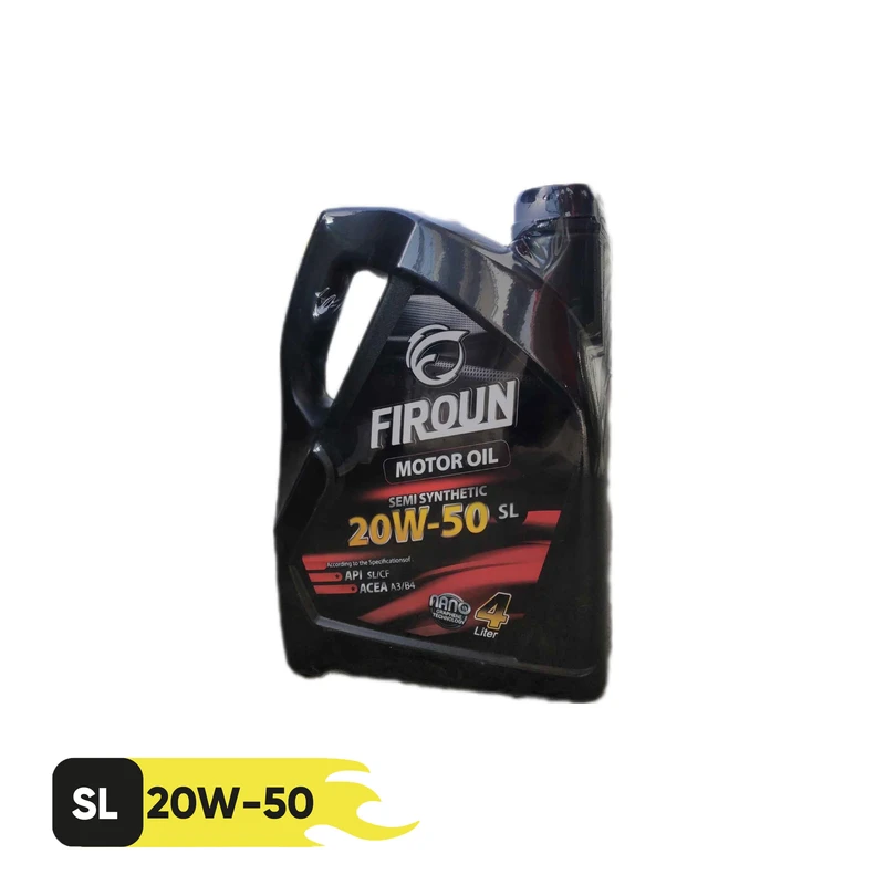 روغن موتور خودرو فیرون مدل NANO GRAPHENE 20W_50 SL حجم 4 لیتر