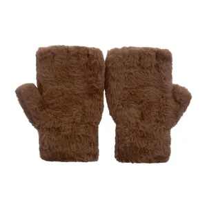 دستکش بچگانه مدل نیم انگشتی موهر