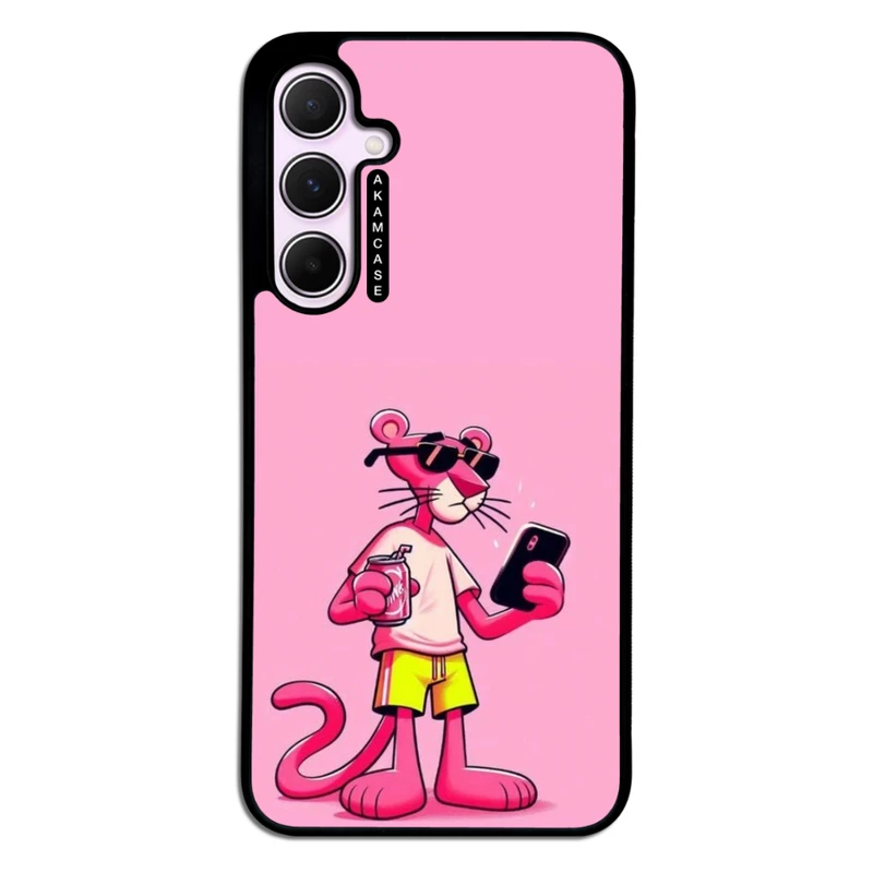 کاور آکام مدل AMC-WSGA35-PINK PANTHER8 مناسب برای گوشی موبایل سامسونگ Galaxy A35