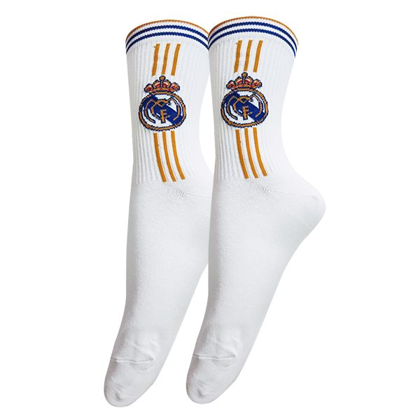 جوراب ساق بلند مردانه تن پوش هنگامه مدل کش اسپرت فوتبالی رئال مادرید  -  - 1