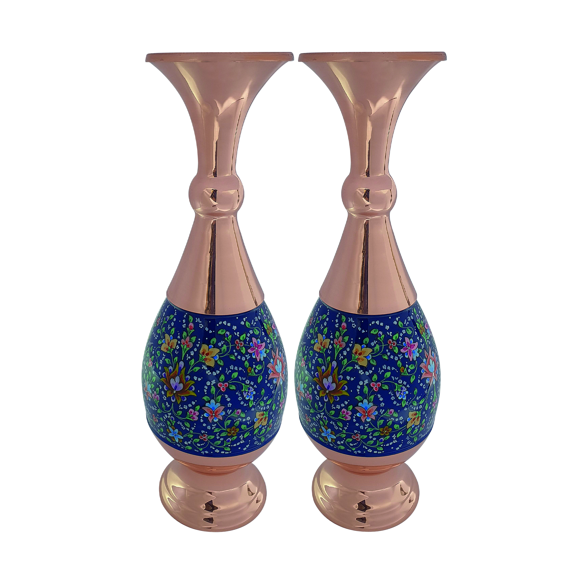 گلدان مسی مدل S8 مجموعه دو عددی