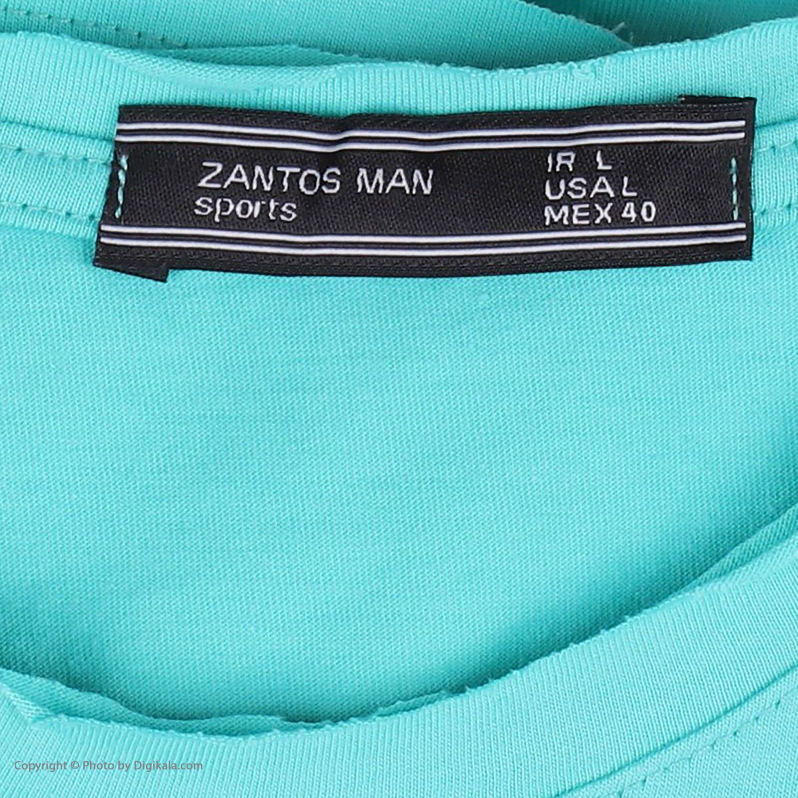 تی شرت آستین کوتاه مردانه زانتوس مدل 5350299-ZN -  - 6