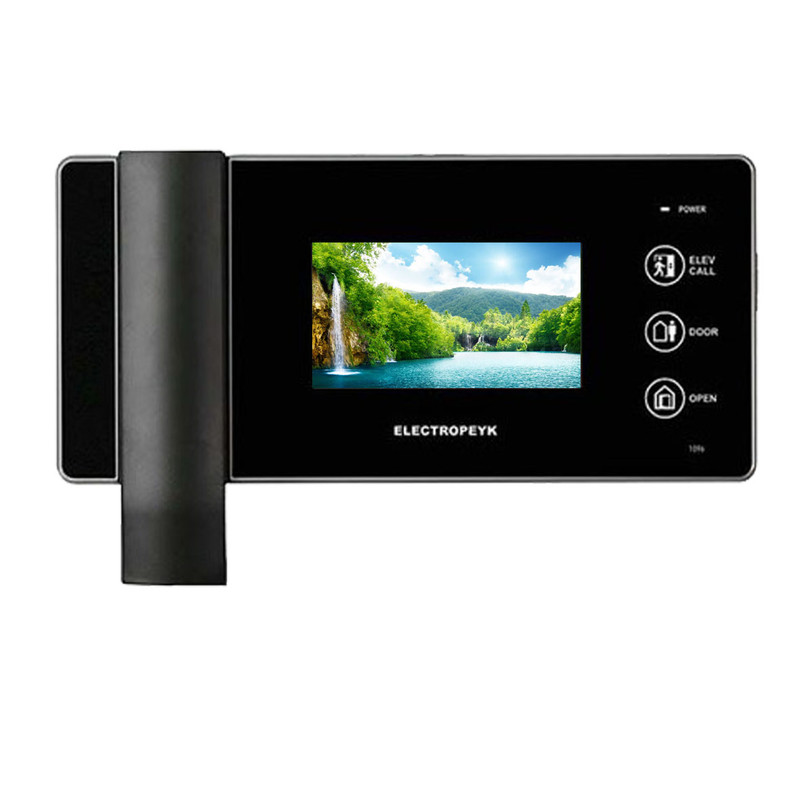 دربازکن تصویری الکتروپیک مدل FD/1086/1/1096/Black یک واحدی به همراه محافظ صفحه نمایش