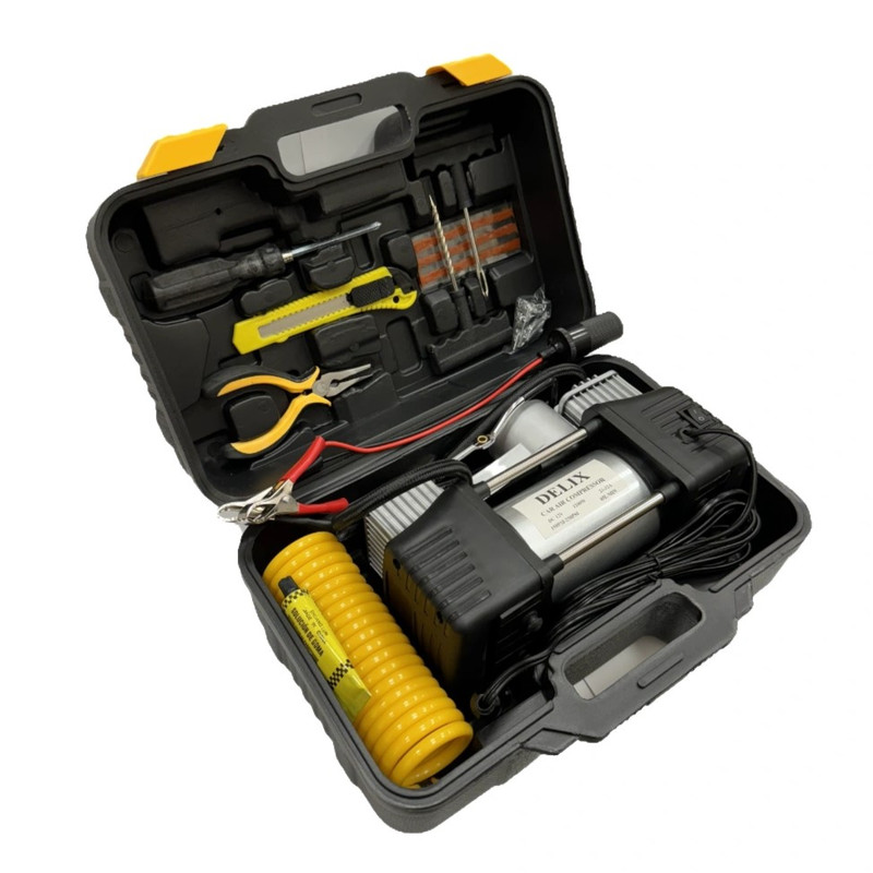 پمپ باد فندکی دلیکس مدل SILV12V