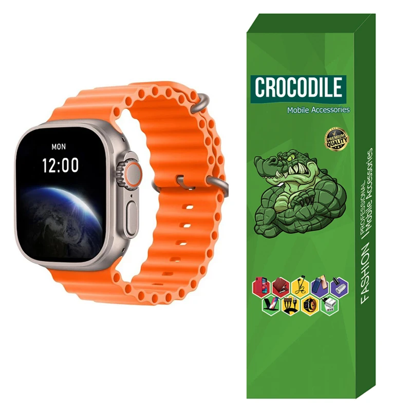 بند کروکودیل مدل C-ocean مناسب برای ساعت هوشمند  Z66 Ultra