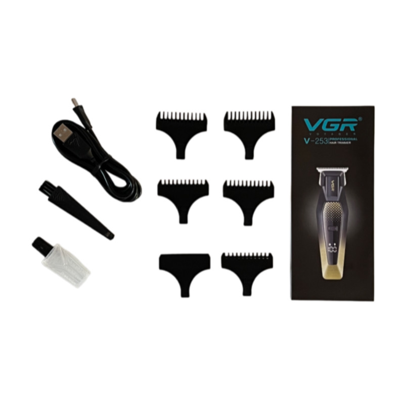 ماشین اصلاح موی سر و صورت شارژی وی جی ار مدل V-253 ماشین اصلاح موی سر و صورت شارژی وی جی ار مدل V-253