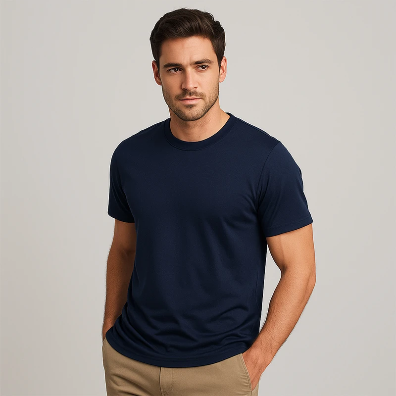تی‌شرت آستین کوتاه مردانه مدل basic 160