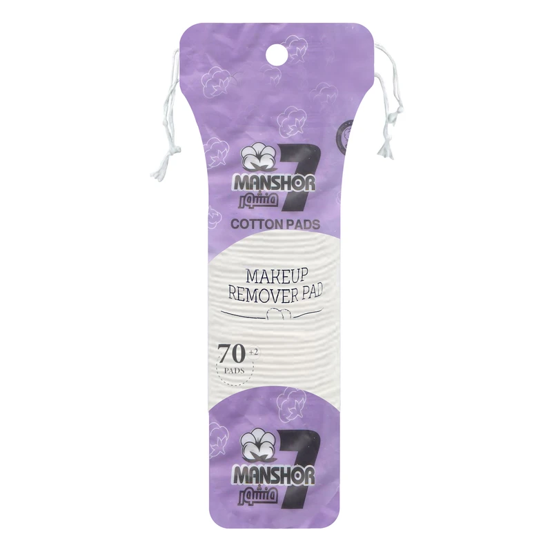 پد پاک کننده آرایش صورت هفت منشور مدل Double بسته 72 عددی