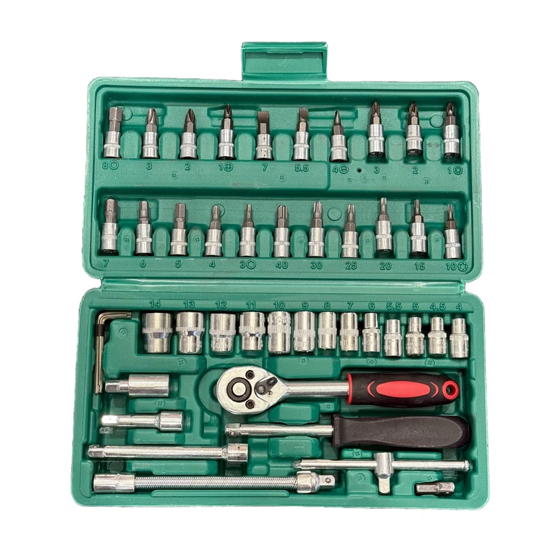 آچار بکس دلیکس کد BX46 مجموعه 46 عددی