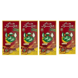 چای کیسه ای Pure دو غزال چهار بسته 25 عددی