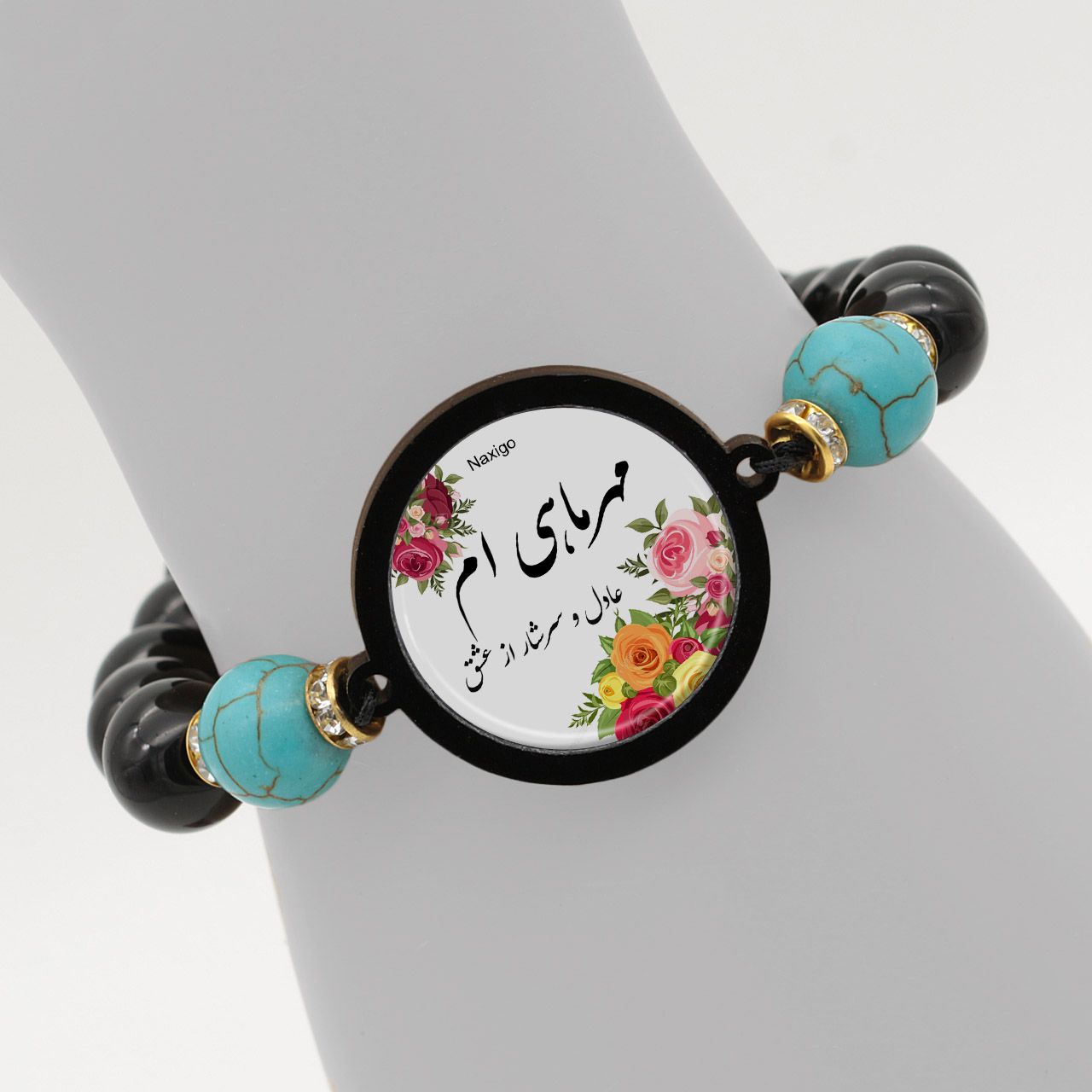 دستبند زنانه ناکسیگو طرح مهر ماهی ام کد BR4054 -  - 5
