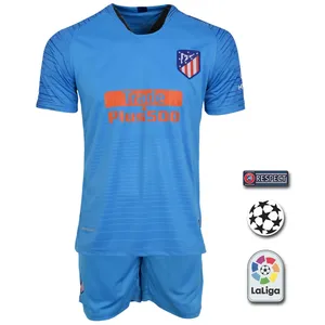 پیراهن و شورت ورزشی مردانه طرح اتلتیکومادرید مدل Away18/19 به همراه تگ
