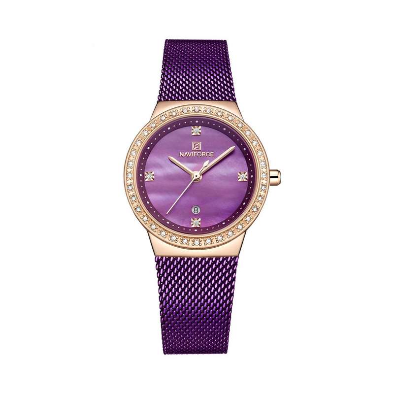 ساعت مچی عقربه ای زنانه نیوی فورس مدل NF5005 ساعت مچی عقربه ای زنانه نیوی فورس مدل NF5005