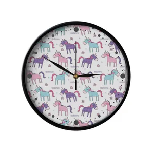 ساعت دیواری مدوپد طرح تک‌شاخ مدل PAT00279