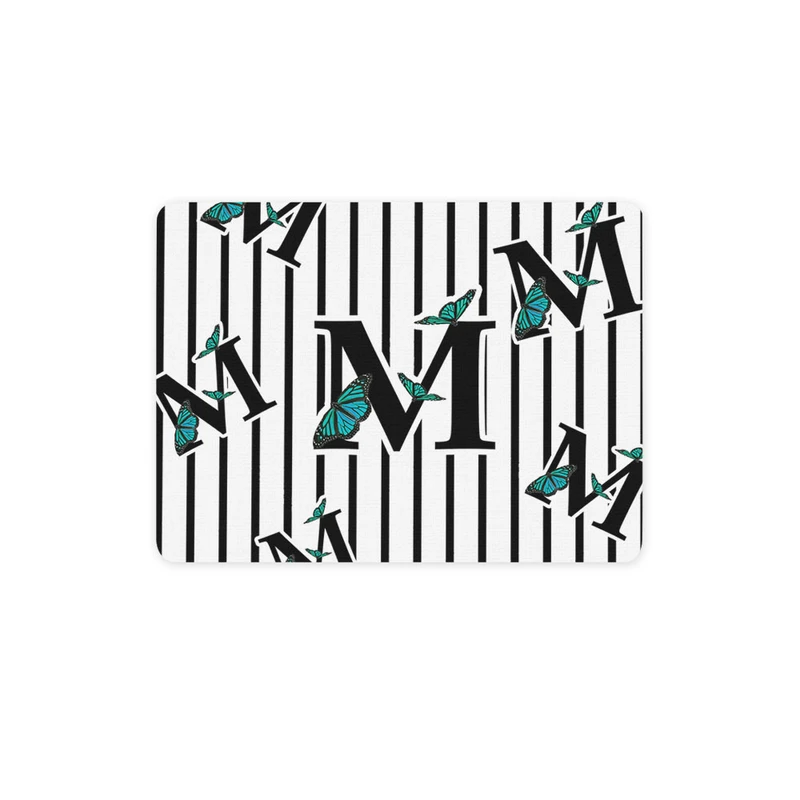 ماوس پد ترمه طراحان ایده مدل حرف M پروانه ای کد cfp3015