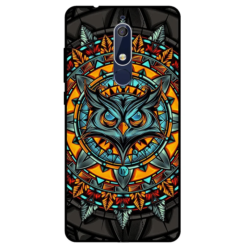 کاور مگافون طرح جغد مدل 1903 مناسب برای گوشی موبایل نوکیا 5.1      