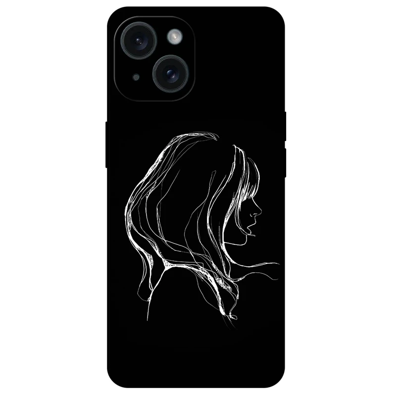 کاور مگافون طرح دخترانه مدل 7766 مناسب برای گوشی موبایل اپل iPhone 15 Plus