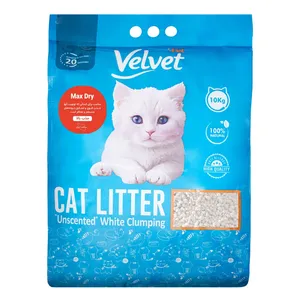 خاک گربه ولوت پت مدل max dry وزن ۱۰ کیلوگرم