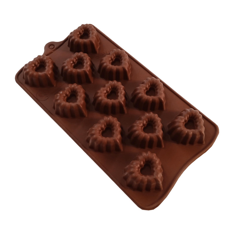 قالب شکلات مدل قلبي فانوسي 