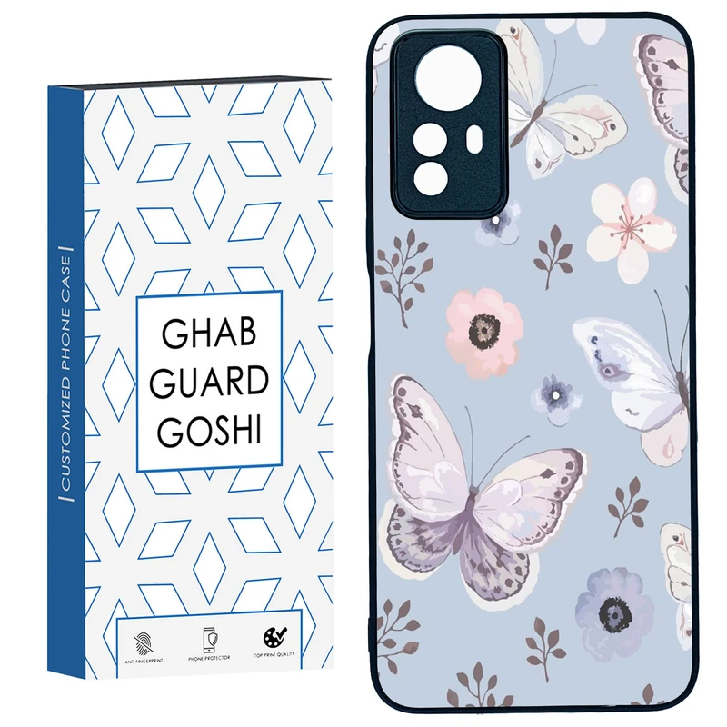 کاور قاب گارد گوشی طرح پروانه  کد TPU-004 مناسب برای گوشی موبایل شیائومی Redmi Note 12s