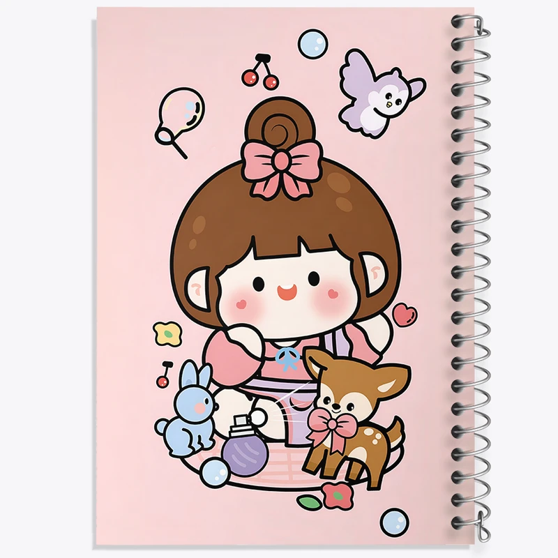 دفتر نقاشی 50 برگ خندالو طرح رورو جامپ کیوت کد N3937