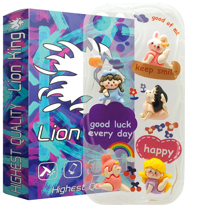 کاور لاین کینگ مدل دخترژیمناستیک کار مناسب برای گوشی موبایل اپل IPhone 12 pro Max