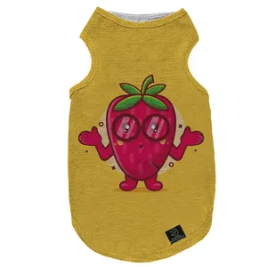 لباس سگ و گربه 27 طرح Strawberry Character کد MH510 سایز L