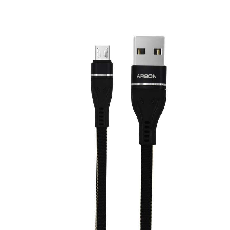 کابل شارژ USB به microUSB آرسون مدل AN-CA3 طول 1متر