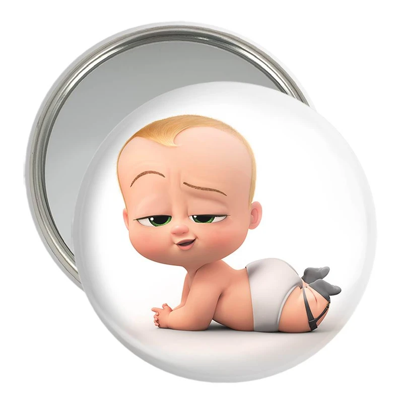 آینه جیبی خندالو مدل بچه رئیس Boss Baby  کد 10330