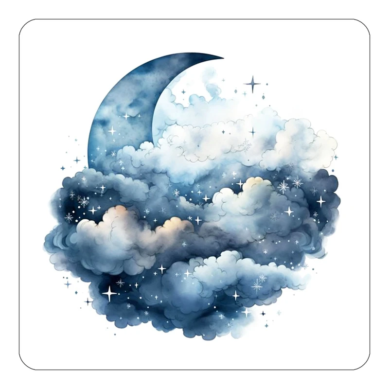 مگنت کاکتی طرح ماه و ستاره مدل mp55091