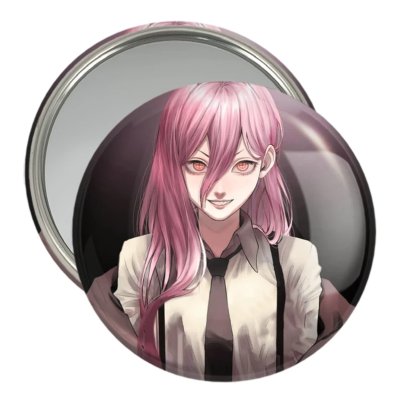 آینه جیبی خندالو مدل پاور انیمه مرد اره ای Chainsaw Man  کد 17873