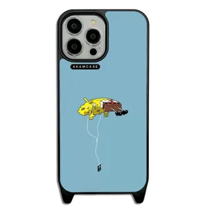 AKAM AMC-WLA13PROMAX-SPONGE BOB1 Cover For Apple iPhone 13 Pro Max