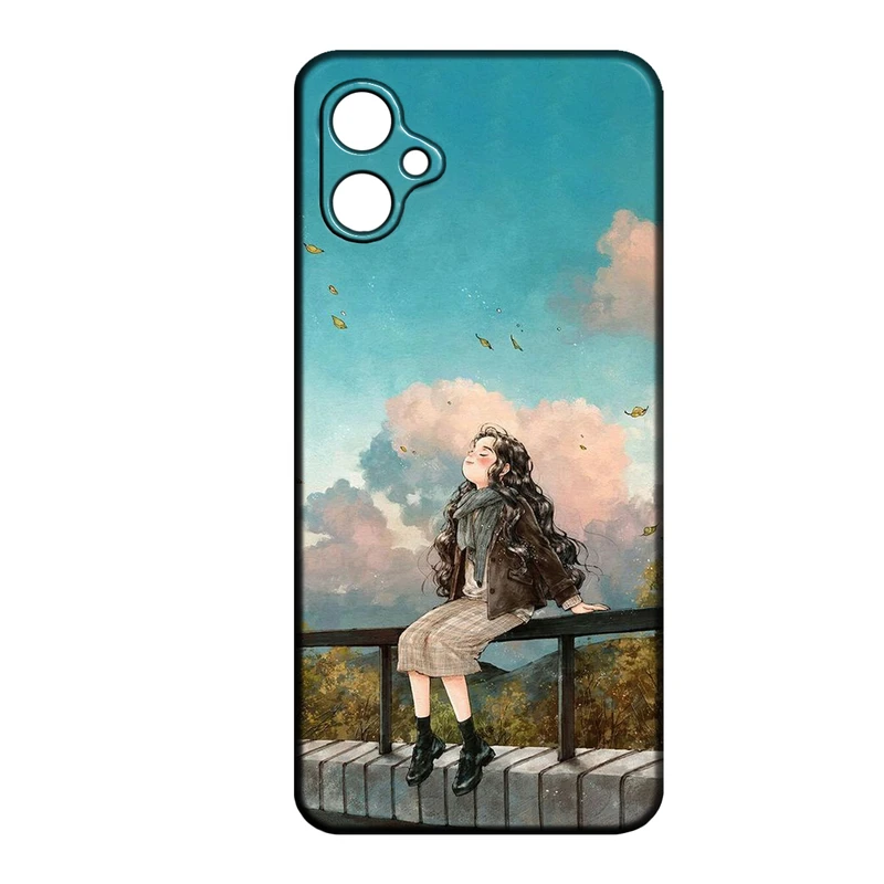 کاور طرح دخترانه کد 111 مناسب برای گوشی موبایل سامسونگ Galaxy A05