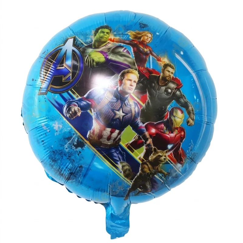 بادکنک فویلی مدل گرد طرح Avengers کد KP-101