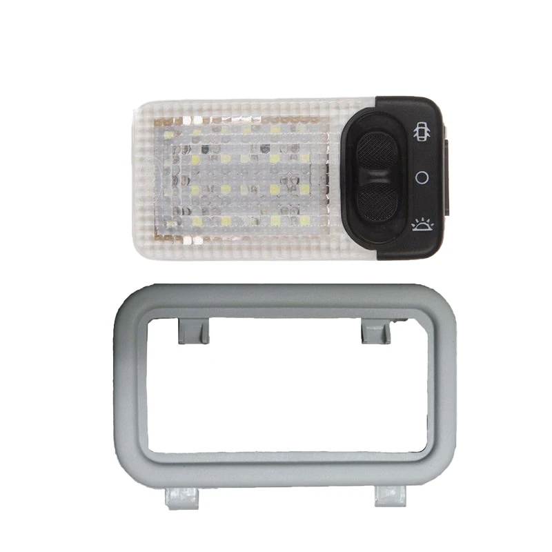 چراغ سقف عقب خودرو آراکس یدک مدل AY-1000355 طرح ال ای دی مناسب برای پژو 206 به همراه قاب