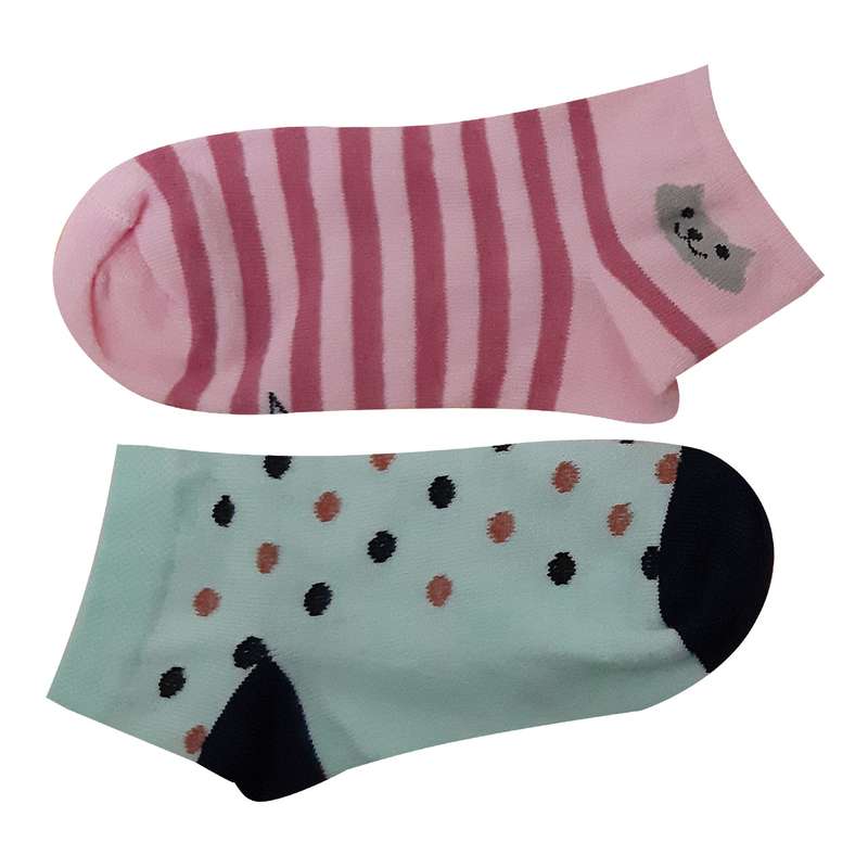 جوراب دخترانه کد 53 مجموعه 2 عددی