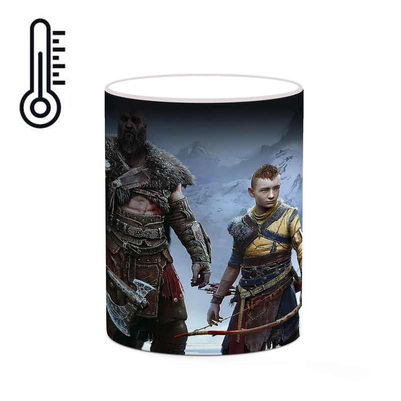 ماگ حرارتی کاکتی طرح گاد آف وار God Of War مدل mgh40586