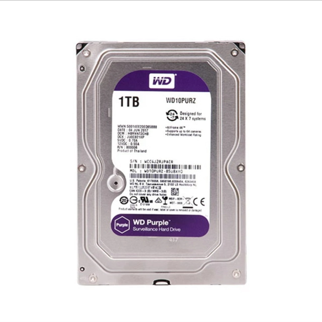 هارددیسک اینترنال استرن دیجیتال مدل WD Purple ظرفیت 1 ترابایت